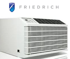 Friedrich WE10C33 Through-the-Wall Air Conditioner 9500BTU 230 VOLTS With 11,000 BTU Electric Heat
